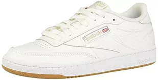 Reebok Damskie tenisówki Club C 85, biała jasnoszara guma, 8,5 UK, Biała jasnoszara guma, 42.5 EU - Trampki damskie - miniaturka - grafika 1