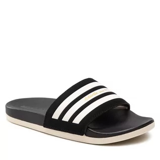 Buty sportowe męskie - Klapki adidas Sportswear Adilette Comfort GW5966 - czarno-białe - grafika 1