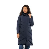 Kamizelki damskie - Damska kamizelka przedłużana Jack Wolfskin MARIENPLATZ VEST W night blue - XS - miniaturka - grafika 1