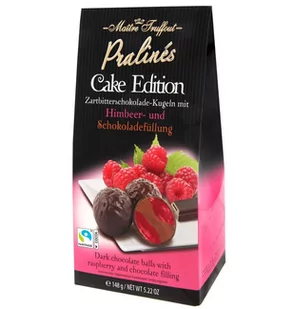 MaitreTruffout Pralinen Cake Edition Pralinki Czekoladowo-Malinowe 148 g - Inne słodycze - miniaturka - grafika 1