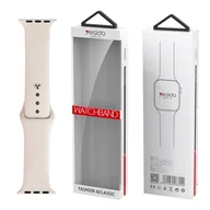 Akcesoria do smartwatchy - yesido WB44 Silikonowy Pasek do iWatch S 42/44/45 (97+118) #45 STARLIGHT/BEŻOWY - miniaturka - grafika 1