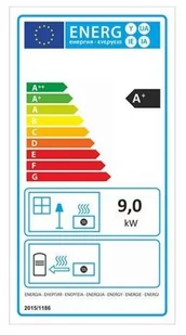 Piec piecyk kominek stalowy na drewno wolnostojący  9kW - spełnia anty-smogowy EkoProjekt 48280260 - Piece wolnostojące - miniaturka - grafika 4