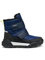 Buty dla chłopców - Geox Śniegowce J Trekkyup B Abx J46MBF 0FU54 C0749 S Granatowy - miniaturka - grafika 1