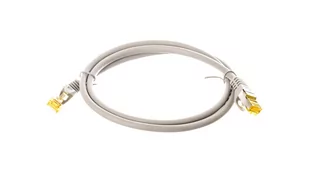 Goobay Kabel Sieciowy RJ45 91585 S/FTP CAT 7 1 m Szary - Patchcordy - miniaturka - grafika 1