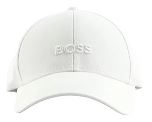 BOSS Kapelusz męski, biały, rozmiar uniwersalny, White100, jeden rozmiar - Czapki męskie - miniaturka - grafika 1