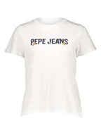 Koszulki i topy damskie - Pepe Jeans Koszulka w kolorze białym - miniaturka - grafika 1