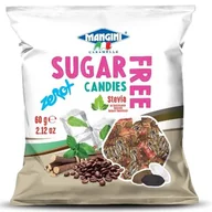 Zdrowa żywność - Cukierki o Smaku Kawowym ze Stewią Mangini, 60 g - miniaturka - grafika 1
