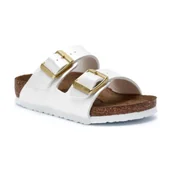 Buty dla dziewczynek - Birkenstock Klapki Arizona Kids BF | z dodatkiem skóry | narrow fit - miniaturka - grafika 1