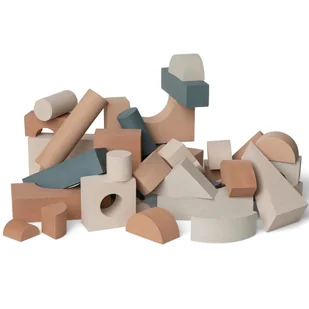 Klocki piankowe dla dzieci That's Mine - Miko zestaw 52 el. Pastelowe 2+ - Zabawki interaktywne dla dzieci - miniaturka - grafika 1