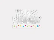 Ciasta i półprodukty do ciast - Dekoracja świecąca na tort Happy Birthday - 1 szt. - miniaturka - grafika 1