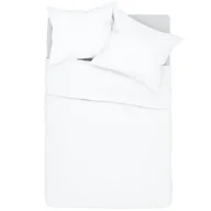 Pościel - Spod Igły i Nitki, Pościel bawełniana 160x200 cm, biała jednobarwna Simply - miniaturka - grafika 1