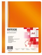 Teczki i skoroszyty - OFFICE PRODUCTS Skoroszyt A4 miękki op.25 - pomar. - miniaturka - grafika 1