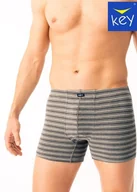 Majtki męskie - SZORTY KEY MXH-311 B25 BR (kolor brąz, rozmiar XL) - miniaturka - grafika 1