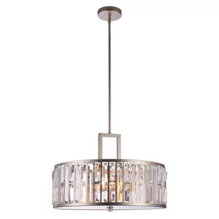 EVO LAMPA wisząca EVO P04134CP okrągła OPRAWA kryształowa ZWIS crystal glamour przezroczysty EVO P04134CP - Lampy sufitowe - miniaturka - grafika 1