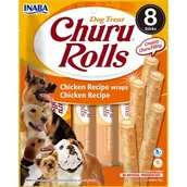 Przysmaki dla psów - INABA - DOG CHURU ROLLS przysmak dla psa kurczak 8x12g - miniaturka - grafika 1