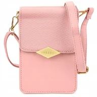 Nerki - TOREBKA KOPERTÓWKA ETUI NA TELEFON PORTFEL MINI LISTONOSZKA RÓŻOWA - miniaturka - grafika 1