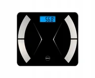 Wagi łazienkowe - Inteligentna waga łazienkowa z bluetooth, Eldom TWO500 czarna - miniaturka - grafika 1