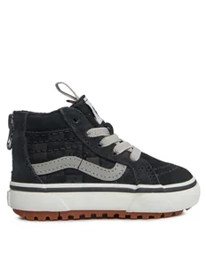Vans Sneakersy Td Sk8-Hi Zip Mte-1 VN0A5HZ3BMA1 Czarny - Buty dla dziewczynek - miniaturka - grafika 1