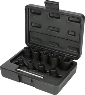 KS Tools 913.3855 zestaw kluczy nasadowych 3/8 cala profil spiralne, 10-częściowy, 10 19 MM - Klucze i nasadki - miniaturka - grafika 1