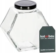 Pojemniki kuchenne - SŁOICZEK SZKLANY 380 SŁOIK POJEMNIK PRZYPRAWY MIÓD - miniaturka - grafika 1