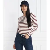 Bluzki damskie - Tommy Hilfiger Bluzka | Slim Fit - miniaturka - grafika 1