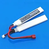 Amunicja i osprzęt ASG - Akumulator Redox LiPo 850 mAh 7,4V 20C - miniaturka - grafika 1