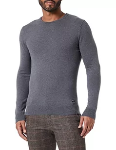 Replay sweter męski, szary (szary M04), XL - Swetry męskie - miniaturka - grafika 1