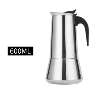Kawiarka HEDO, 12 filiżanek, 600 ml, srebrna - Zaparzacze i kawiarki - miniaturka - grafika 1