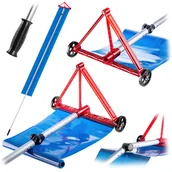 Grabie i motyki - Zgarniacz śniegu grabie do dachu regulowany dachowy mocny łopata 440 cm - miniaturka - grafika 1