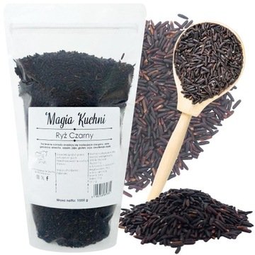 Ryż Czarny pełnoziarnisty 1kg Naturalny