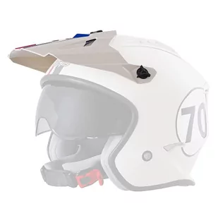 O'NEAL | Kask motocyklowy | Kask motocyklowy Enduro | Wymienny wizjer | Kask Volt Herbie | Biały Czerwony Niebieski - Akcesoria motocyklowe - miniaturka - grafika 1