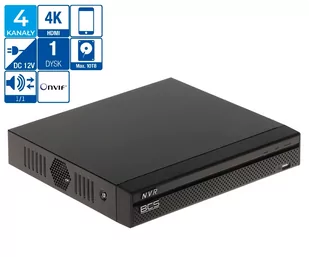 Rejestrator IP 4CH BCS-L-NVR0401-4KE SERIA BCS LINE Analityka na 4 kamery IP do 8MPx - Rejestratory do monitoringu - miniaturka - grafika 3
