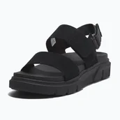 Sport OUTLET - Sandały damskie Timberland Greyfield 2 Strap black suede - miniaturka - grafika 1