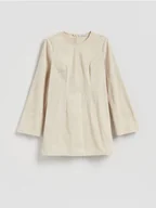 Sukienki - Reserved - Sukienka mini - beżowy - miniaturka - grafika 1