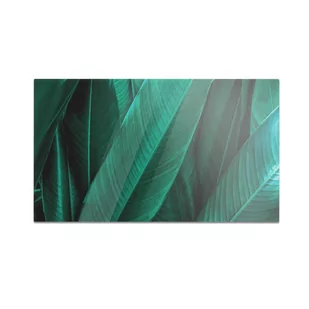 Szklana deska do krojenia HOMEPRINT Zbliżenie na liście 60x52 cm - Deski do krojenia - miniaturka - grafika 1