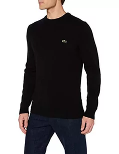 Lacoste Sweter męski, Czarny, L - Swetry męskie - miniaturka - grafika 1