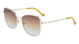 Liu Jo LJ141S SHINY GOLD/BROWN GREEN SHADED 55/17/140 Damskie okulary przeciwsłoneczne Okulary przeciwsłoneczne - Okulary przeciwsłoneczne - miniaturka - grafika 1