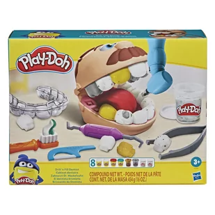 Hasbro Play Doh Ciastolina Dentysta New 2021 F1259 - Masy plastyczne - miniaturka - grafika 1