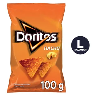 Doritos DORITOS NACHO 100G Zakupy dla domu i biura! 93127009 - Inne przekąski suche - miniaturka - grafika 1