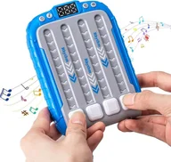 Zabawki interaktywne dla dzieci - Elektroniczna przenośna zabawka do gier rytmicznych Kolor niebieski - miniaturka - grafika 1