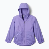 Odzież trekkingowa damska - Kurtka przeciwdeszczowa dziecięca Columbia Rainy Trails II Fleece - miniaturka - grafika 1