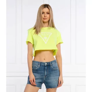 Koszulki i topy damskie - Guess T-shirt | Cropped Fit - grafika 1