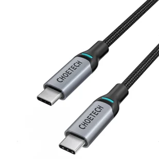 Choetech 2x kabel przewód USB Typ C - USB Typ C Power Delivery 100W 5A 1,8m czarny (MIX00073) - Kable USB - miniaturka - grafika 2