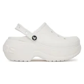 Klapki i japonki damskie - Klapki basenowe Crocs BELLA CLOG 210062-100 - miniaturka - grafika 1