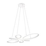 Lampy sufitowe - Biała lampa wisząca LED Fly – Trio - miniaturka - grafika 1