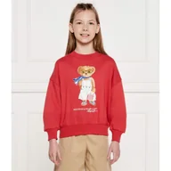 Bluzy dla dziewczynek - POLO RALPH LAUREN Bluza Loose fit - miniaturka - grafika 1