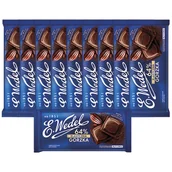Czekolada - 10 x Czekolada Klasyczna Gorzka 64% 90 g E.Wedel - miniaturka - grafika 1