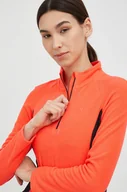 Bielizna sportowa damska - 4F bluza funkcyjna damska kolor czerwony - miniaturka - grafika 1