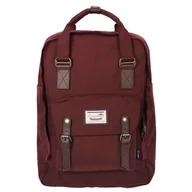 Plecaki - Doughnut Plecak D011C-0097-F Bordowy - miniaturka - grafika 1