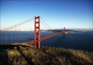 Plakaty - Golden gate bridge, San Fransisco USA, Carol Highsmith - plakat 29,7x21 cm - miniaturka - grafika 1